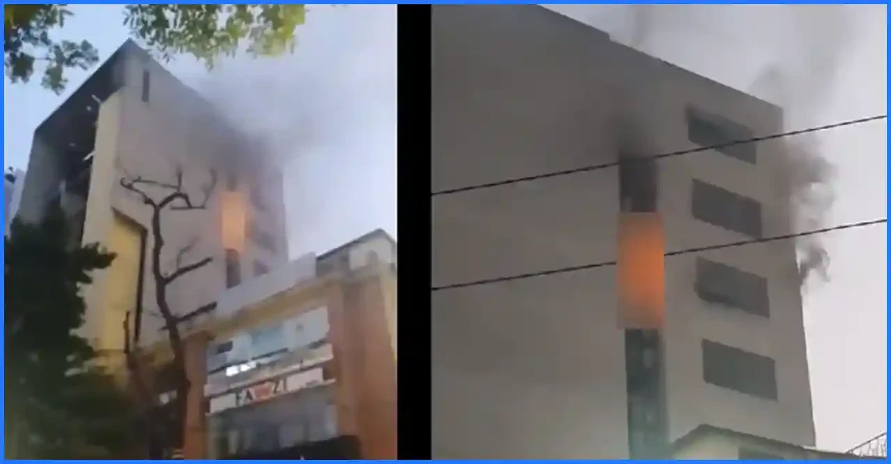 রাজধানীর বনানীতে ১১ তলা ভবনে ভয়াবহ অগ্নিকাণ্ড