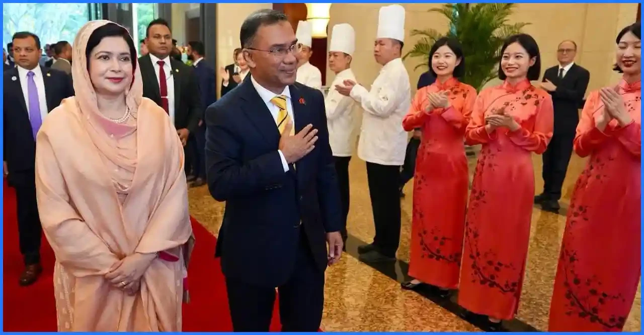 বেইজিংয়ে প্রধানমন্ত্রী তারেক রহমানকে লাল গালিচা সংবর্ধনা