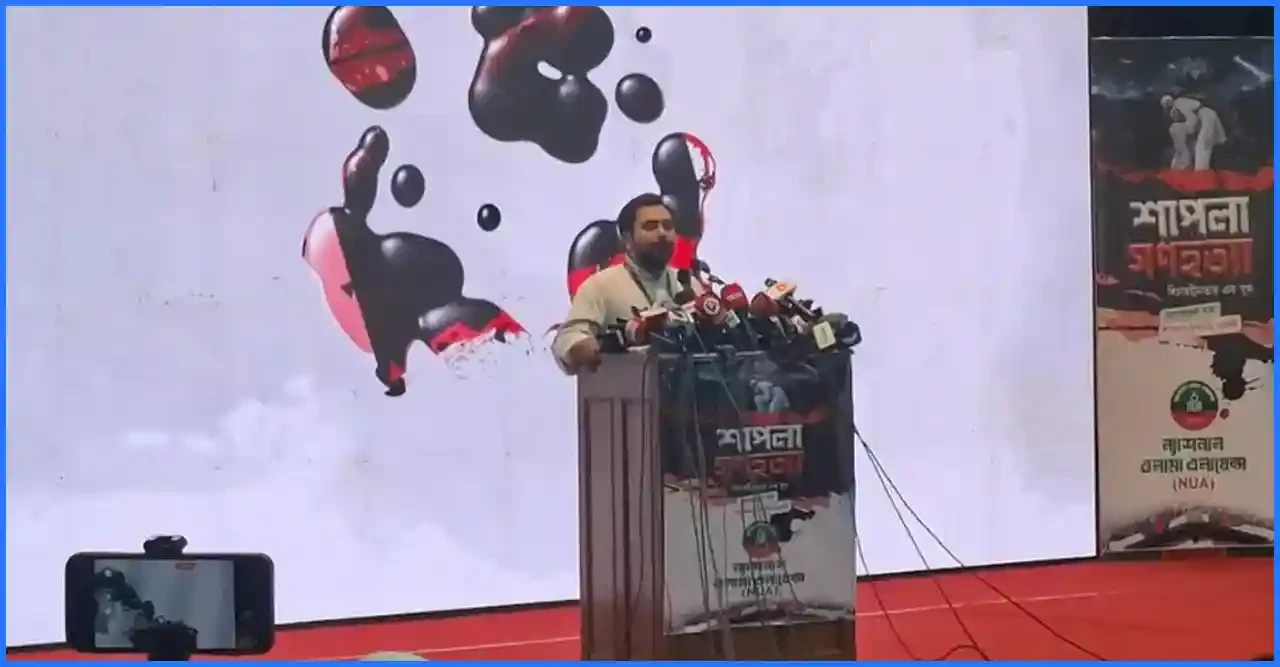 সীমান্তে হত্যা ও কাঁটাতারের বেড়া দিয়ে বন্ধুত্ব স্থাপন সম্ভব নয়- নাহিদ ইসলাম