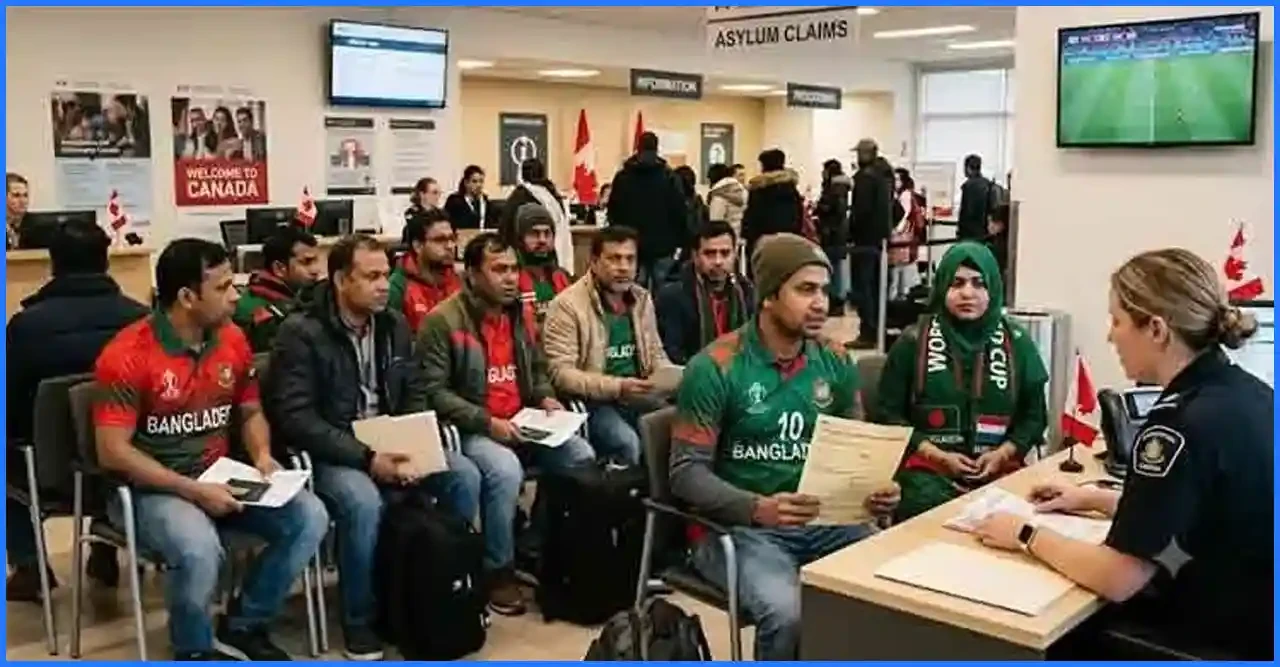 কানাডায় বিশ্বকাপ দেখতে গিয়ে রাজনৈতিক আশ্রয় চাইলেন ১০ বাংলাদেশি