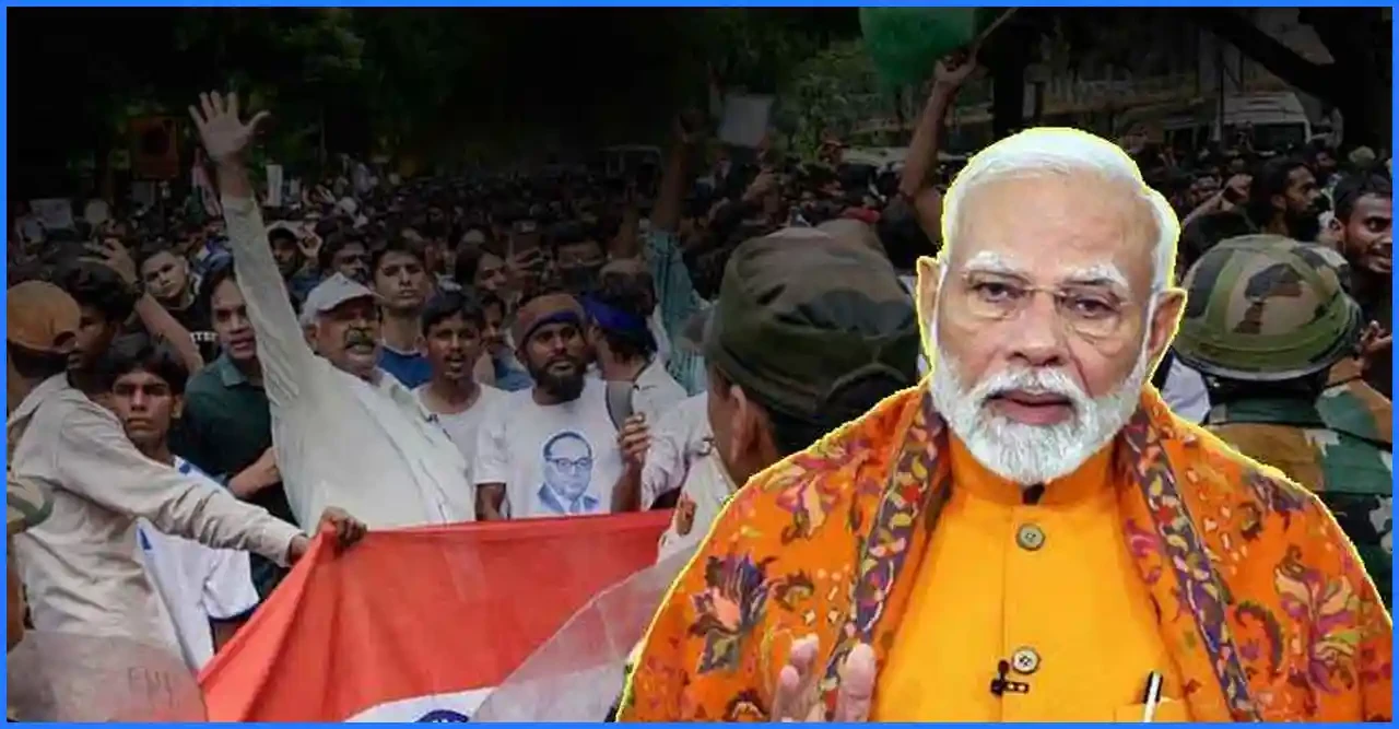 দিল্লিতে বিক্ষোভের দাবানল, দোষীদের দ্রুত বিচারের আওতায় আনার কড়া হুঁশিয়ারি মোদির