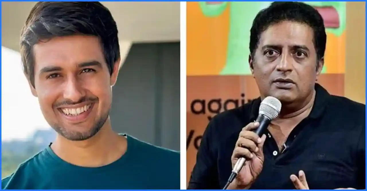 মোদিবিরোধী বিক্ষোভে যোগ দিলেন ধ্রুব রাঠি ও প্রকাশ রাজ