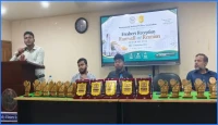 কুবিতে নারায়ণগঞ্জ ছাত্র কল্যাণ পরিষদের নবীন বরণ ও প্রবীণ বিদায় অনুষ্ঠিত।