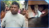 প্রাণ বাঁচাতে খাটের নিচে আশ্রয় নিলেন তৃণমূল নেতা
