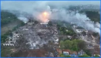 চীনের হুনান প্রদেশে আতশবাজির কারখানায় ভয়াবহ বিস্ফোরণ